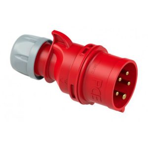 ENCHUFE MACHO VOLANTE  380V 32A 3P+N+T IP44 / IP67