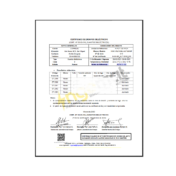 CERTIFICACIÓN NACIONAL GUANTES DIELÉCTRICOS